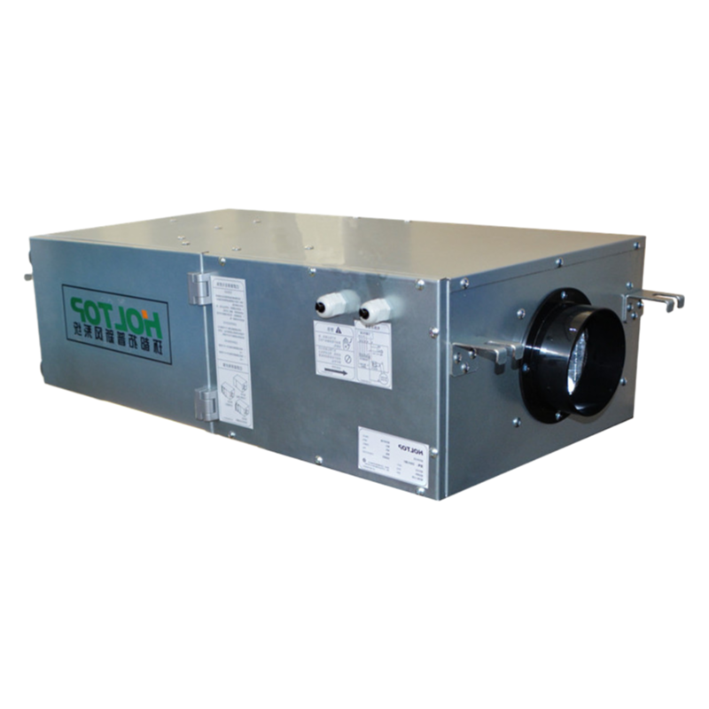 Compact Household Fresh Air Ventilator with Energy Recovery and Internal Circulation