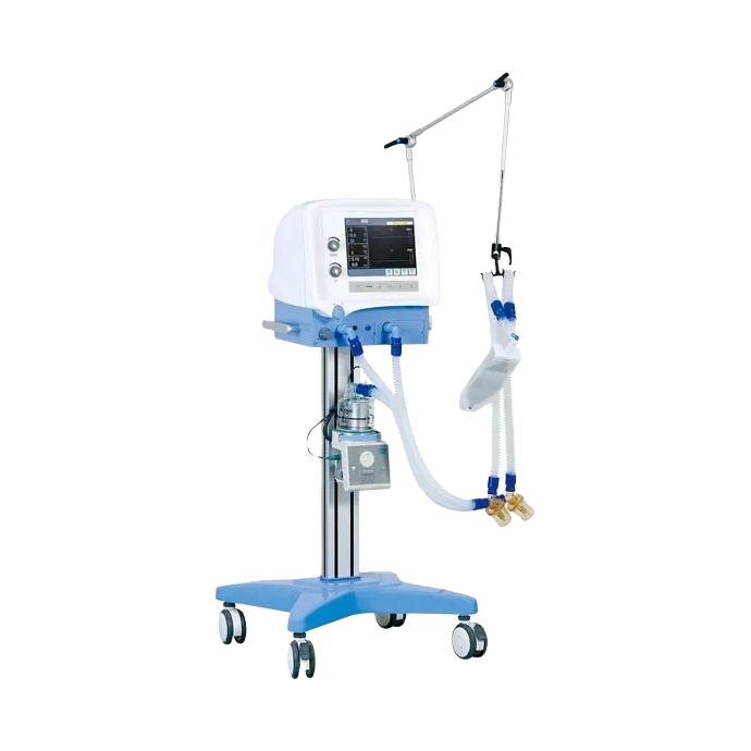 High Performance Hospital Ventilator Machine with Venturi Technology and 14 Alarms