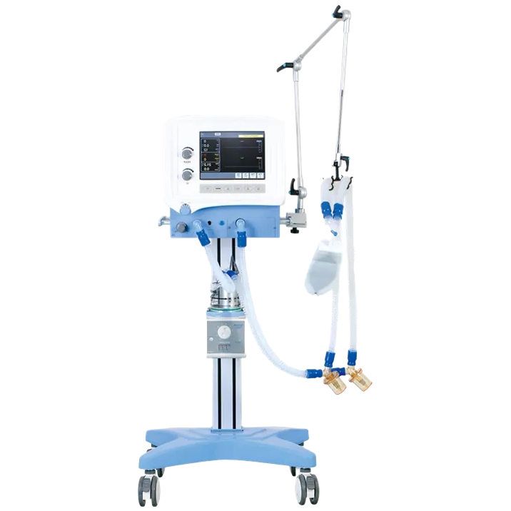 High Performance Hospital Ventilator Machine with Venturi Technology and 14 Alarms