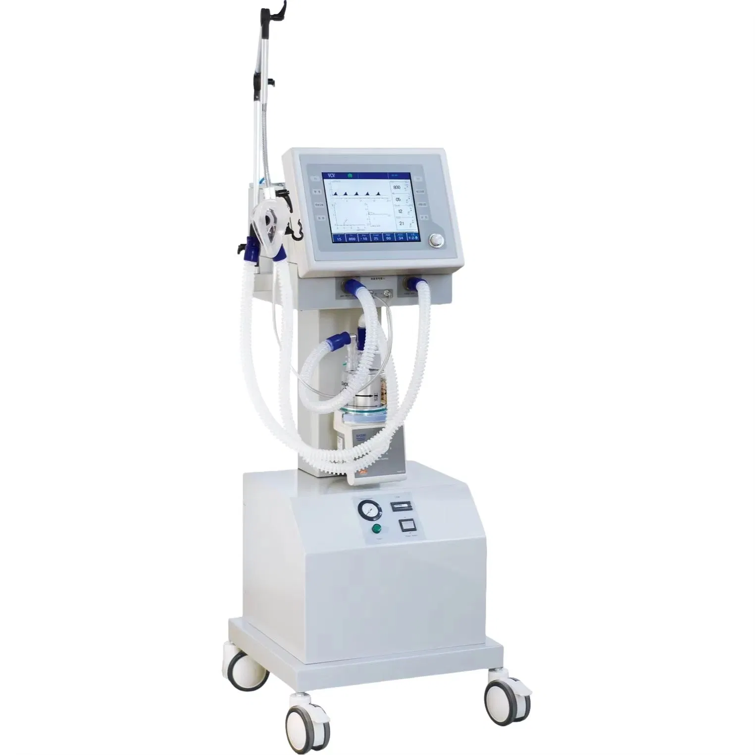 High Performance Electric Ventilator with Multiple Modes and 4-Hour Backup Power Supply