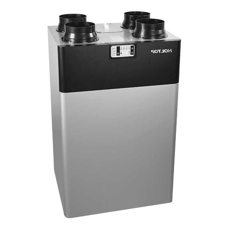 Top Ported Mechanical Ventilation HRV Unit with Washable Counterflow Heat Exchanger