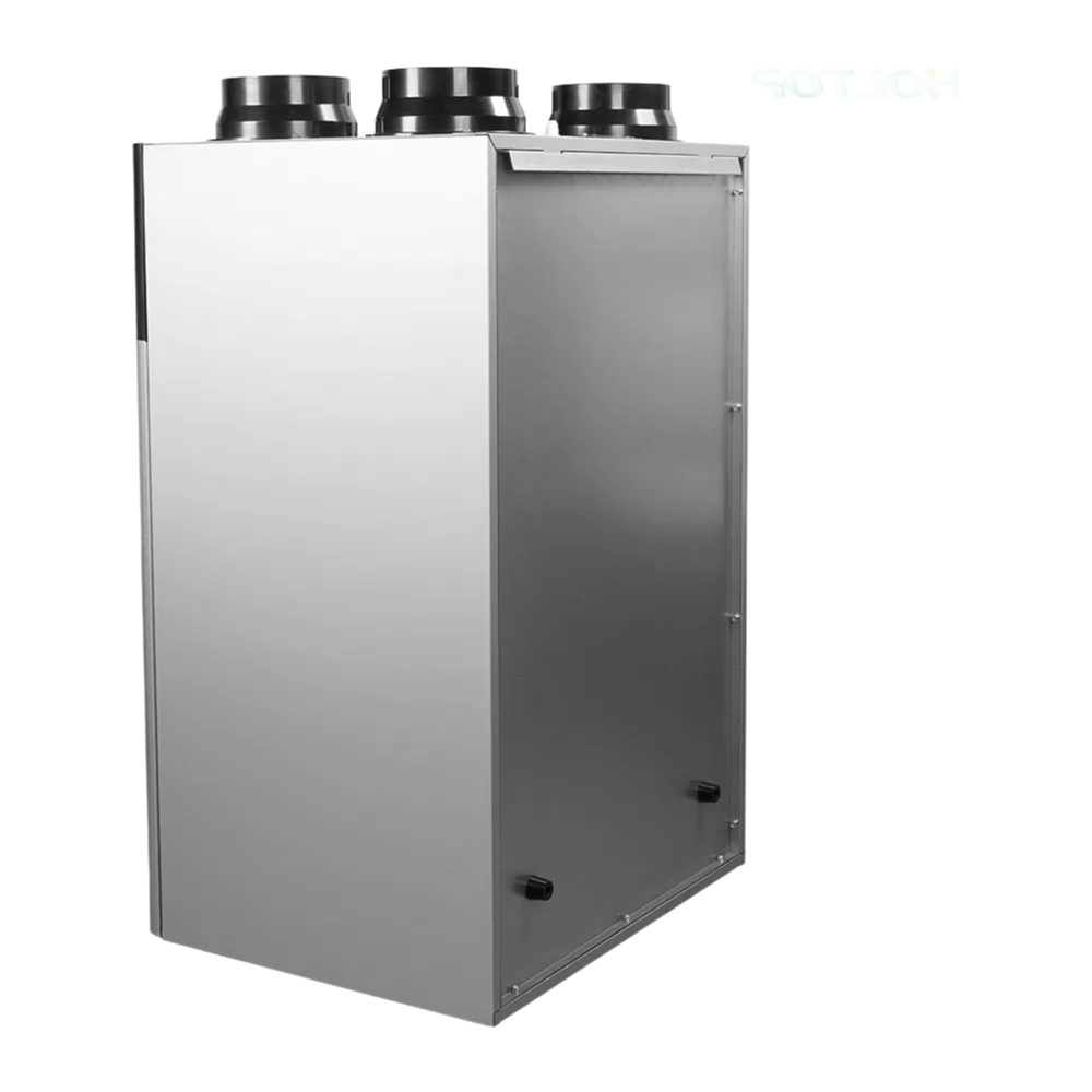 Top Ported Mechanical Ventilation HRV Unit with Washable Counterflow Heat Exchanger