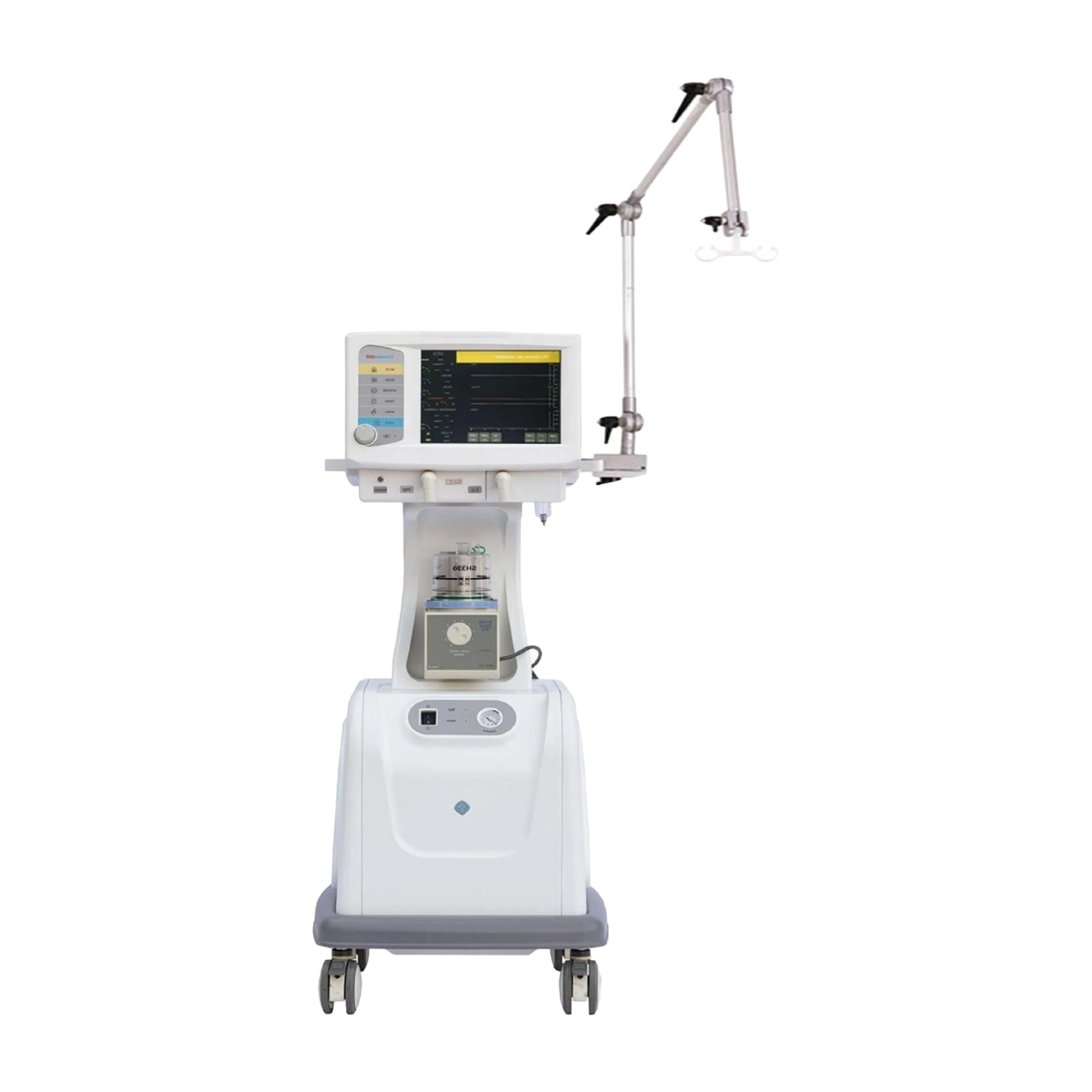 CWH-3010 Medical Ventilator with 12.1 Inch Touch Screen for Adult and Pediatric Use