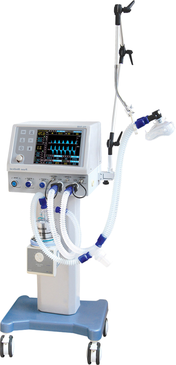 Custom OEM Hospital Ventilator PA-700B with Air Compressor and Alarm Systems