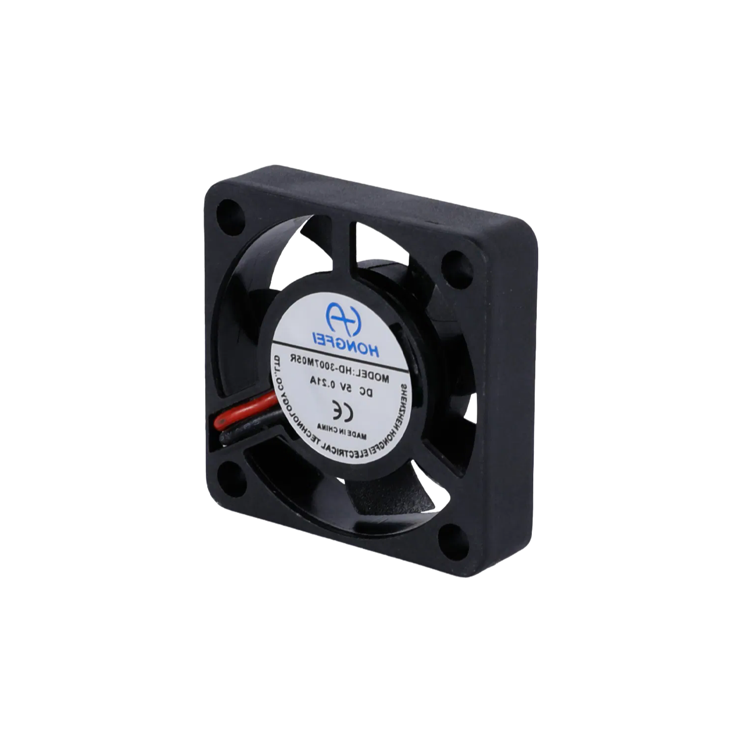 OEM 30x30x7mm Low Noise Axial Fan 2.5-4.6CFM for Electronics Cooling Systems