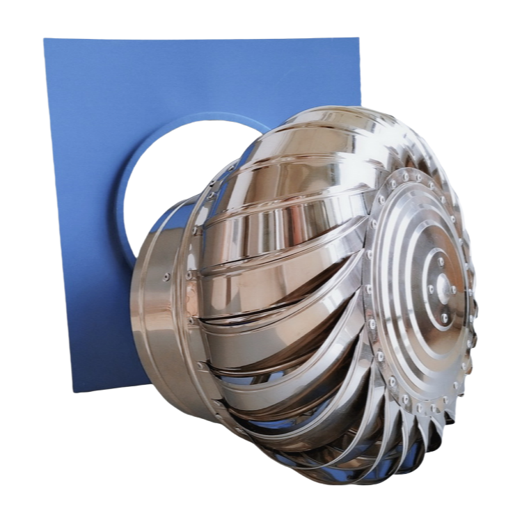 ISO Approved Wind-Driven Turbine Ventilation System with Variable Angle Installation (0-22.5°)