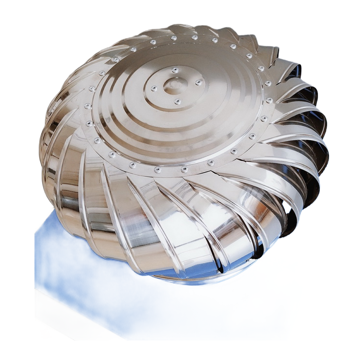 ISO Approved Wind-Driven Turbine Ventilation System with Variable Angle Installation (0-22.5°)