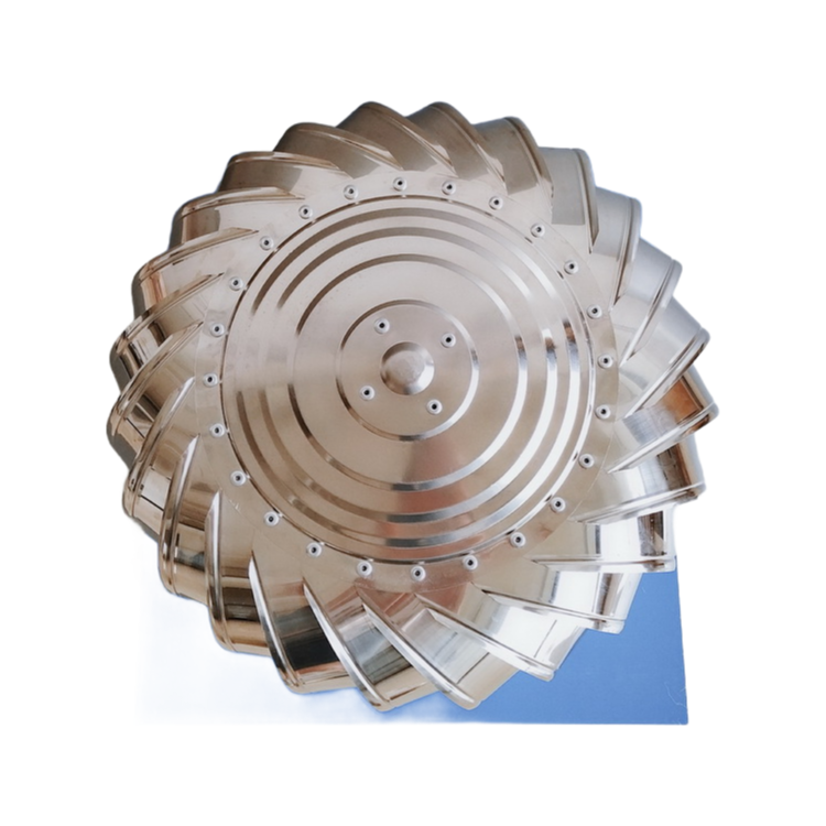 ISO Approved Wind-Driven Turbine Ventilation System with Variable Angle Installation (0-22.5°)