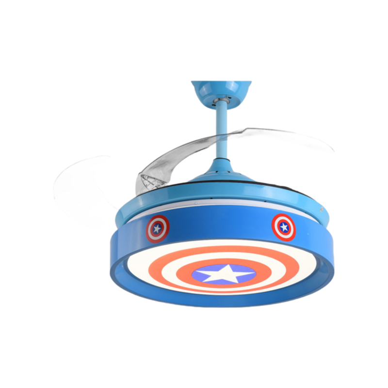Customizable Ceiling Fan with Light - ABS + Metal Construction and 10000 Hours Lifespan