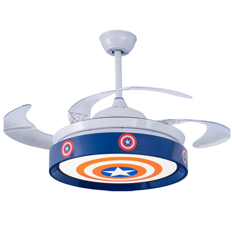 Customizable Ceiling Fan with Light - ABS + Metal Construction and 10000 Hours Lifespan