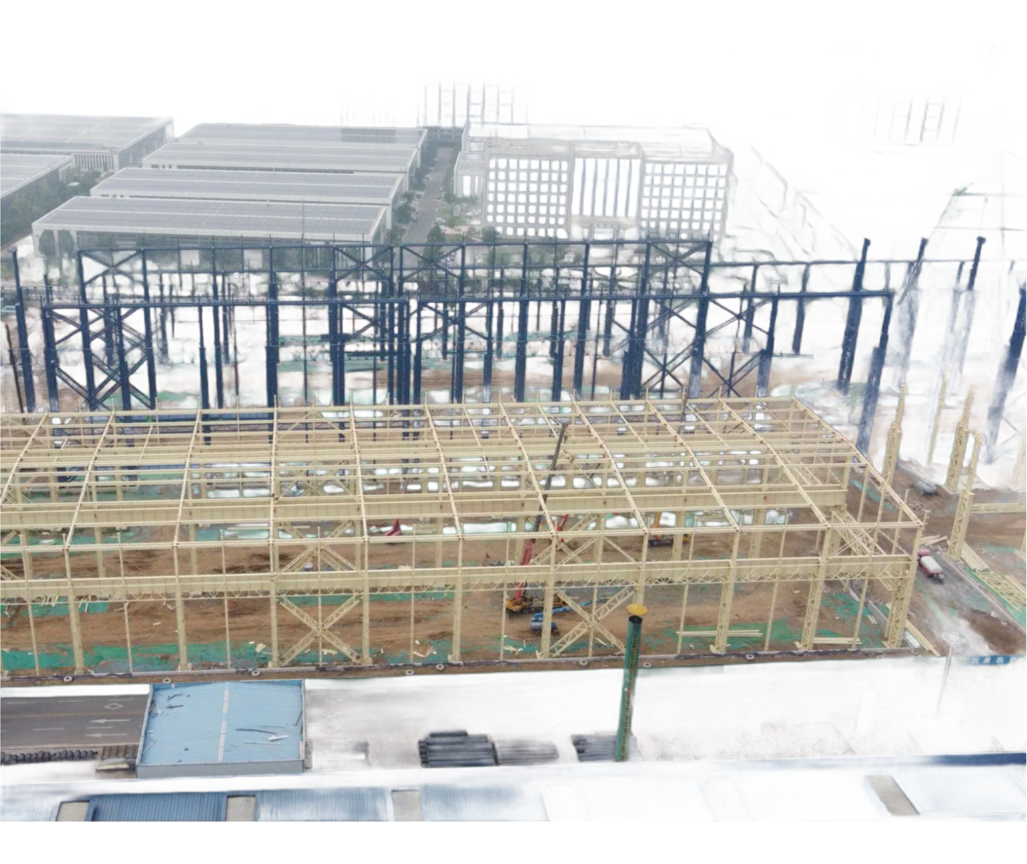 Prefabricated Steel Structure Building for Industrial Use - ISO9001 Certified Manufacturer