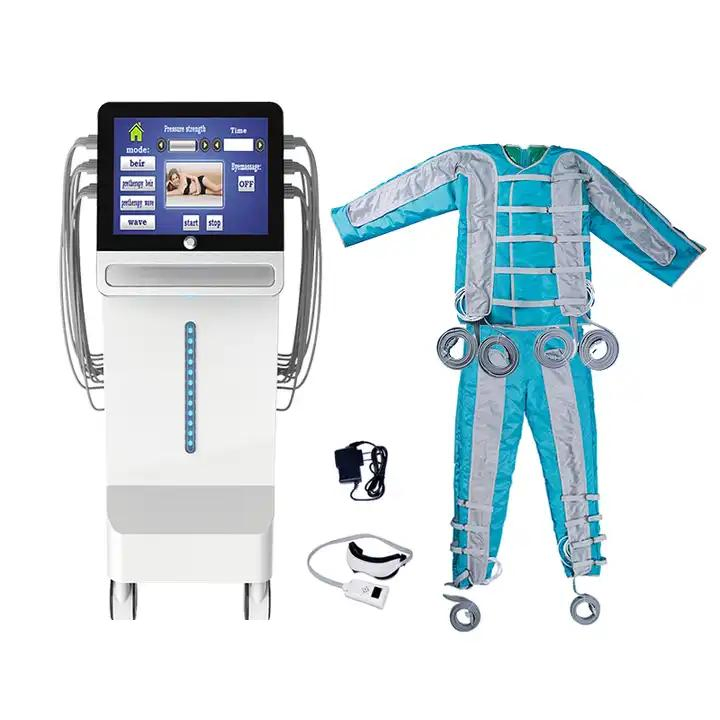 3 in 1 Pressotherapy Infrared Heating Body Slimming Machine with 24 Air Bags for Detox and Weight Loss