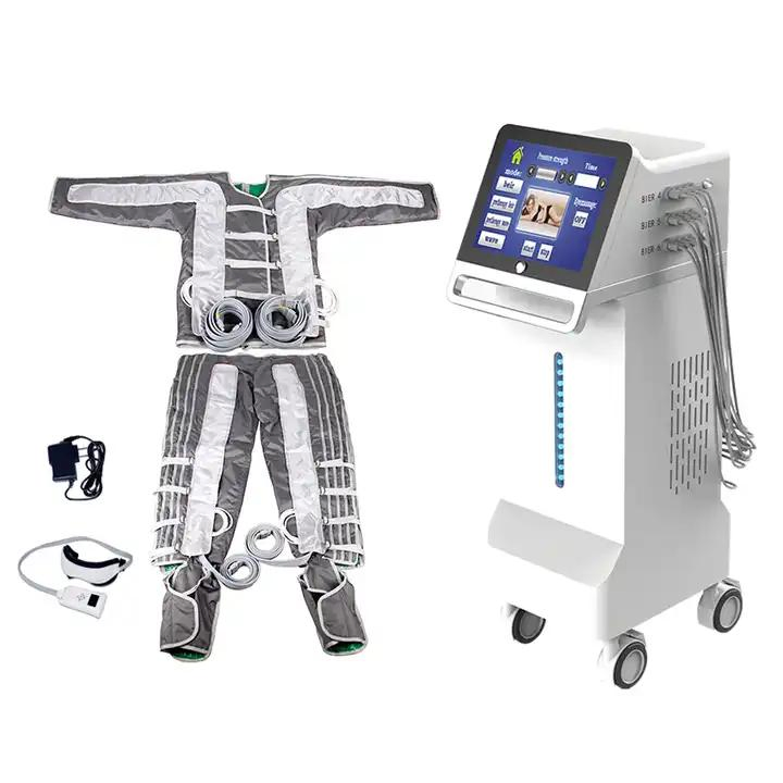 3 in 1 Pressotherapy Infrared Heating Body Slimming Machine with 24 Air Bags for Detox and Weight Loss