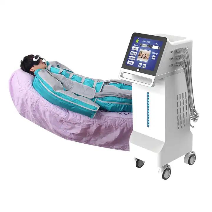 3 in 1 Pressotherapy Infrared Heating Body Slimming Machine with 24 Air Bags for Detox and Weight Loss