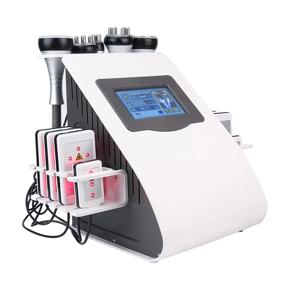 Non-Invasive 6 in 1 Slimming Machine with 1MHz RF and 635-650nm Laser for Fat Reduction