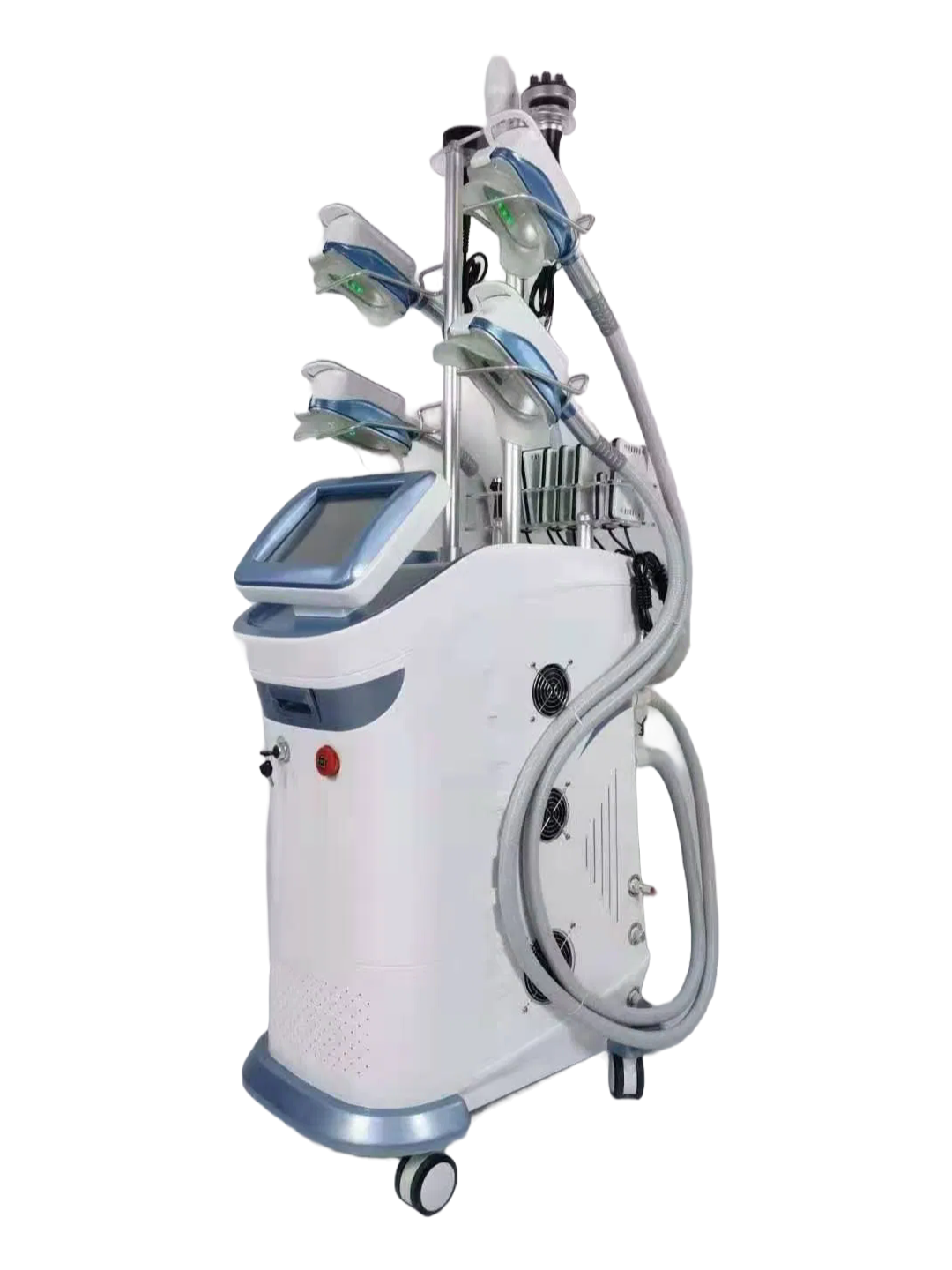 Customized 4 Handles Cryolipolysis Slimming Device with Ultrasound Cavitation & Skin Tightening