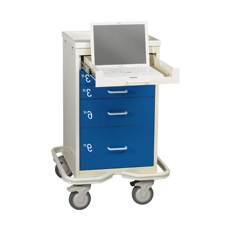 Factory Supply Hospital Computer Cart with Easy Cleaning & Corrosion Resistance Features