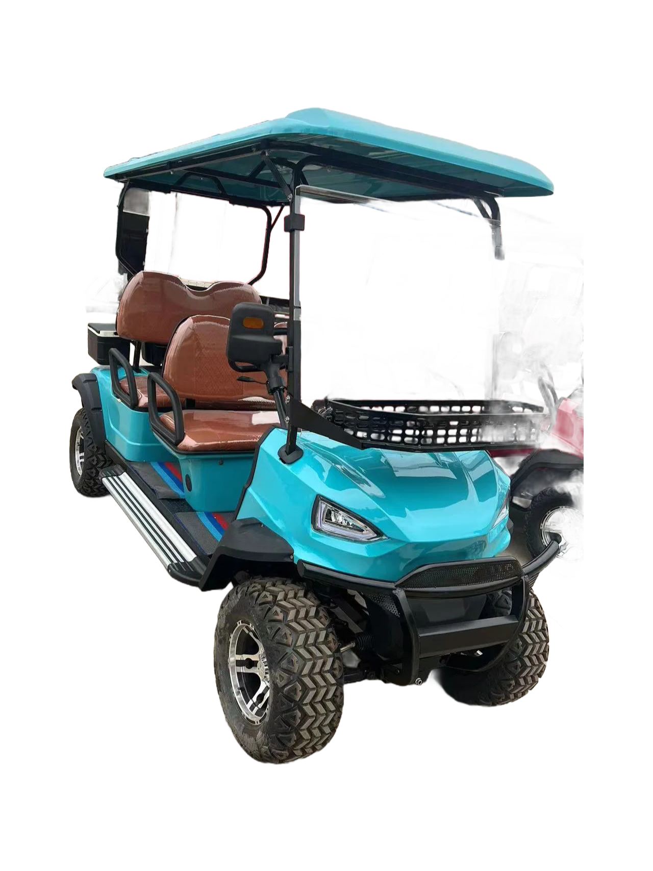 Wholesale Custom 670kg Golf Cart with 140AH Lead-Acid Battery for Tourist Destinations