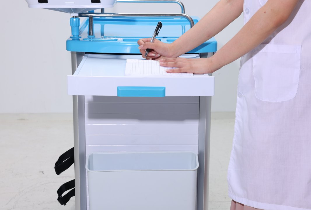 Professional Manufacturer of Durable Medical Equipment Trolleys with Silent Brake Casters