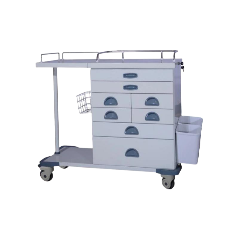 THR-ZY106 Hospital Drug Delivery Cart with 6 Layers and 8 Drawers for Medical Use