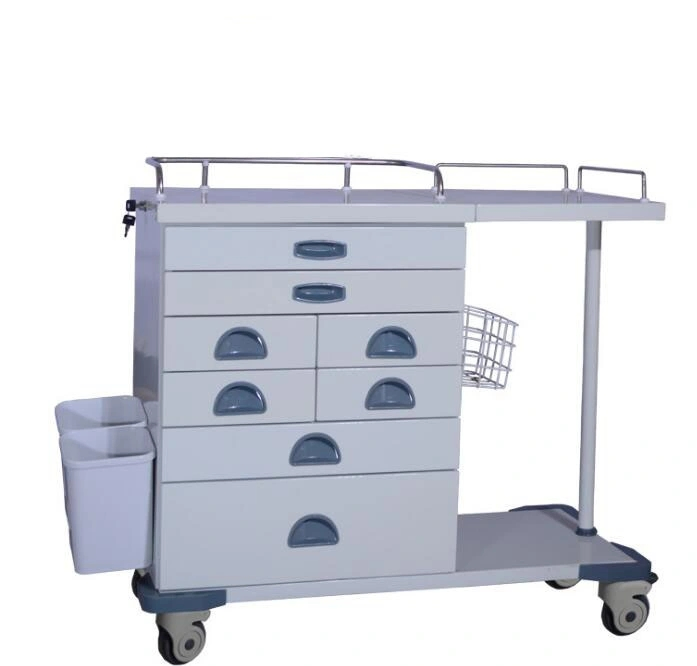 THR-ZY106 Hospital Drug Delivery Cart with 6 Layers and 8 Drawers for Medical Use