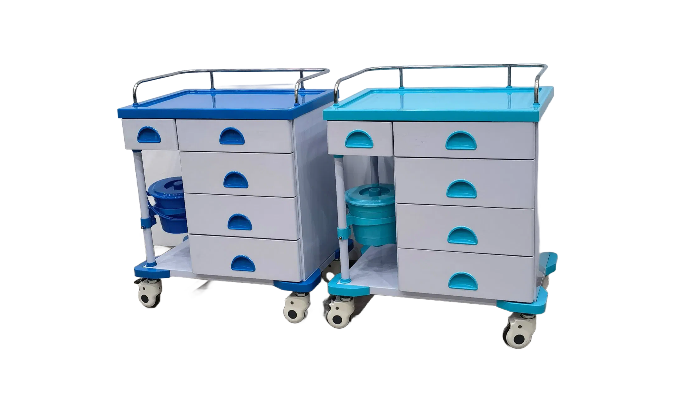 Professional ABS Emergency Trolley for ICU and OR Rooms with CE ISO FDA Approval