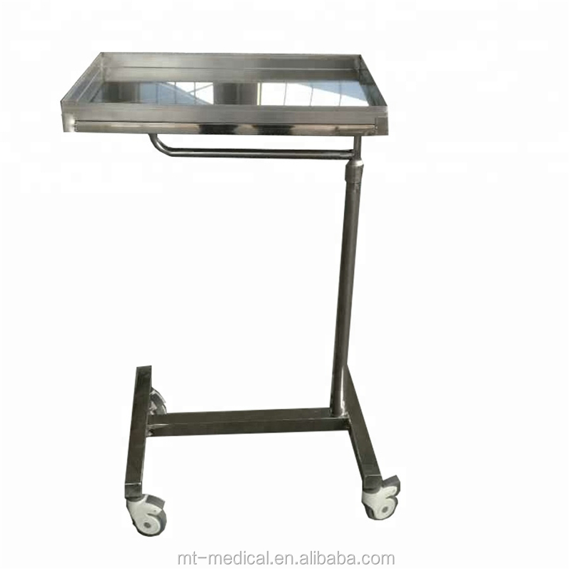 Factory Direct Stainless Steel Hospital Instrument Cart with Easy Cleaning Feature