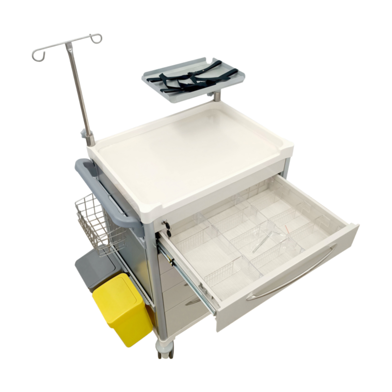 Durable Hospital Nursing Trolley with Corrosion Resistance and Easy Cleaning Features