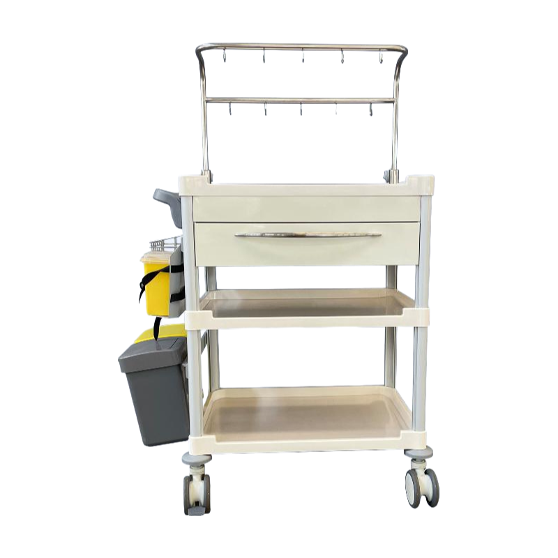 High-Quality Hospital Infusion Trolley with ABS Surface & Aluminum Alloy Frame for Medical Use