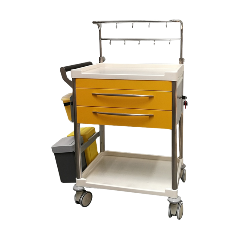 High-Quality Hospital Infusion Trolley with ABS Surface & Aluminum Alloy Frame for Medical Use