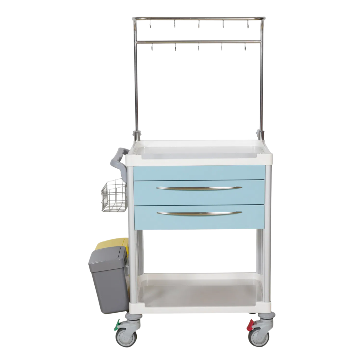 High-Quality Hospital Infusion Trolley with ABS Surface & Aluminum Alloy Frame for Medical Use