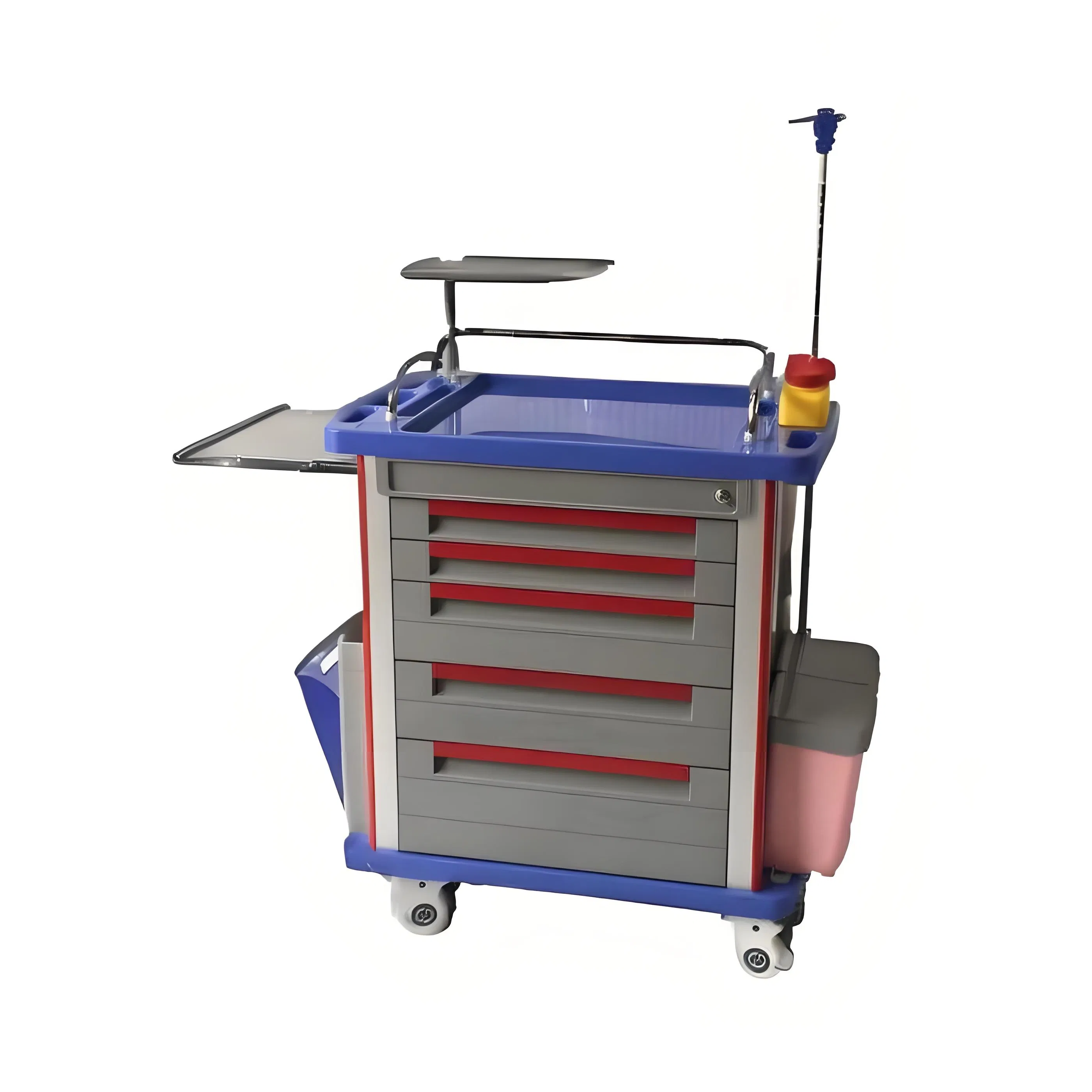 OEM ODM Medical Equipment Stainless Steel Trolley with Swivel Casters