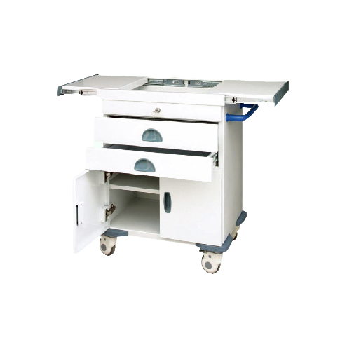 SLV-T602 Endoscopic Trolley for Hospital Equipment Storage with Adjustable Shelves