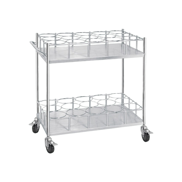 SLV-T602 Endoscopic Trolley for Hospital Equipment Storage with Adjustable Shelves