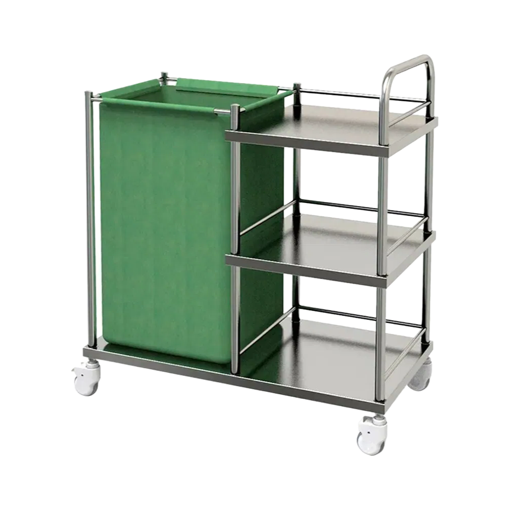 High Quality Stainless Steel Dressing Trolley for Hospital and Clinic Use