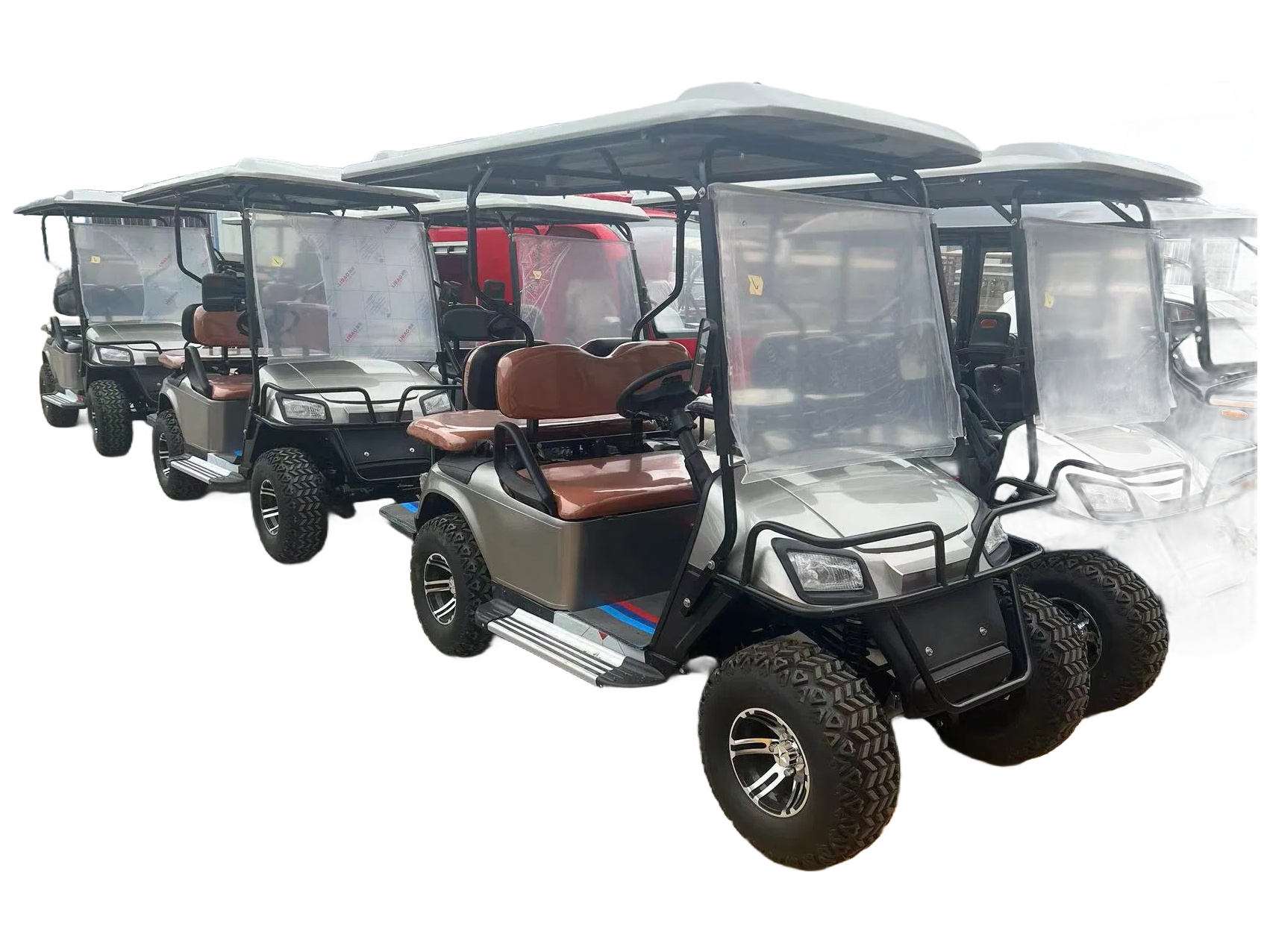 OEM 8 Seater Enclosed Tourist Vehicle with 20-30% Gradeability
