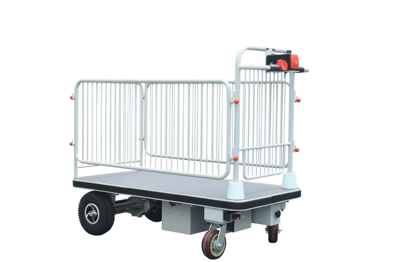 Bulk Order 500kg Capacity Industrial Motorized Hand Truck with Optional Fence