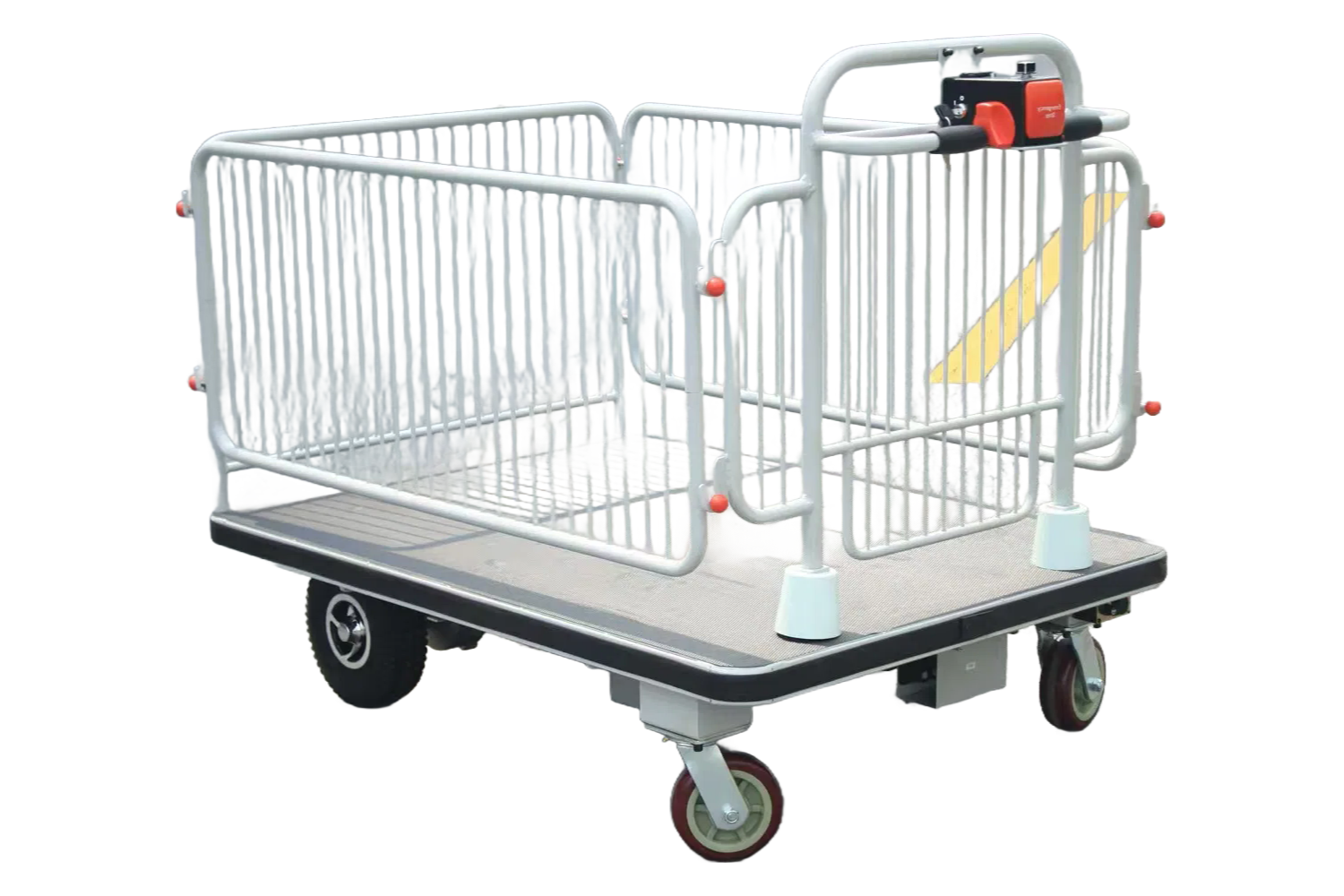 Bulk Order 500kg Capacity Industrial Motorized Hand Truck with Optional Fence