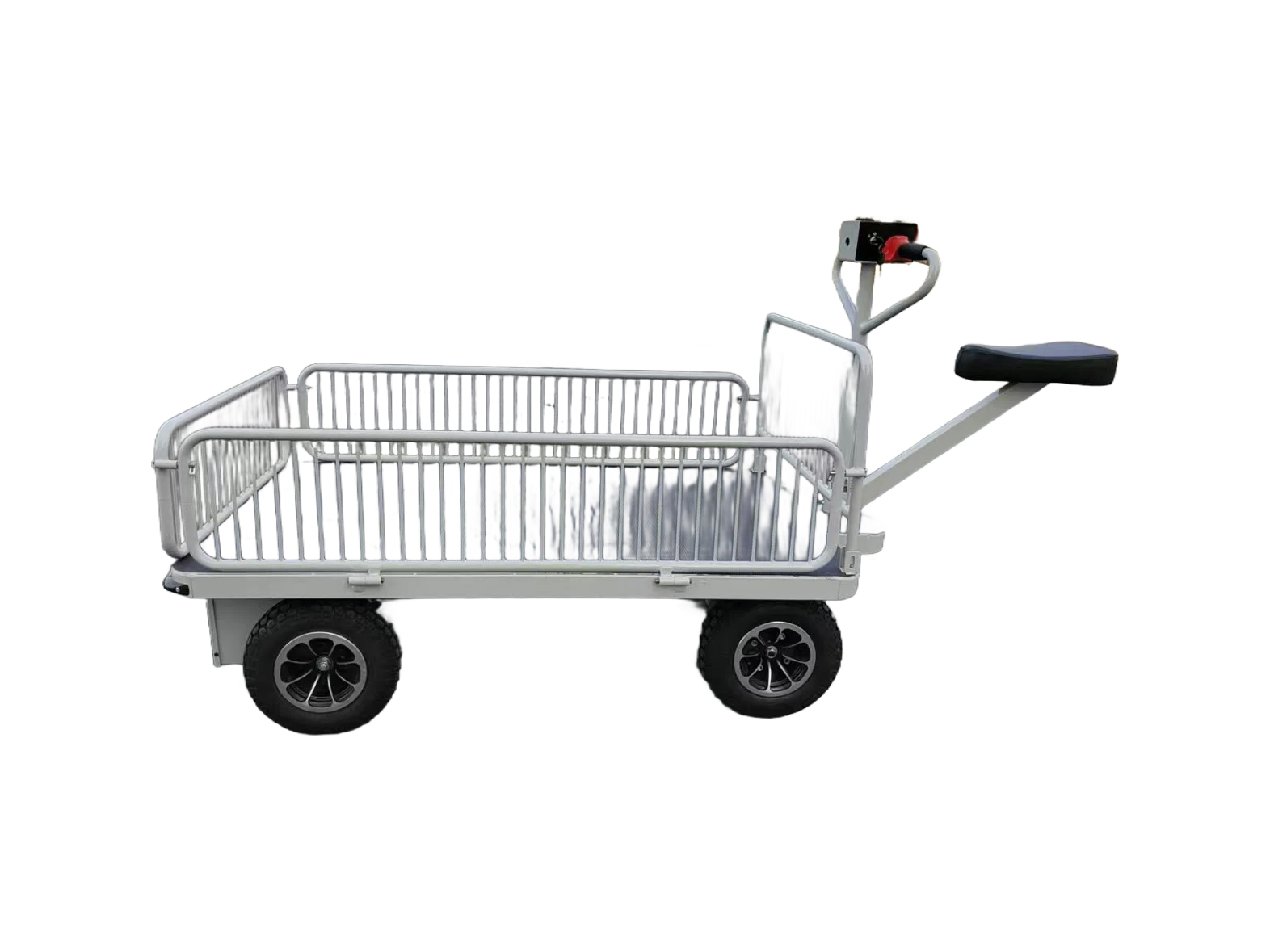 Bulk Order 500kg Capacity Industrial Motorized Hand Truck with Optional Fence