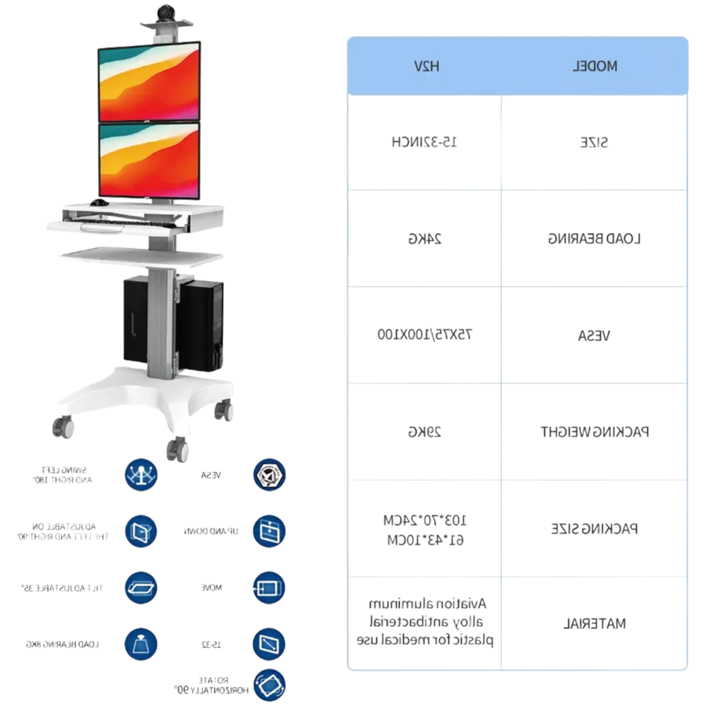 Professional Dental Oral Scanning Cart Factory Direct Supply Customizable