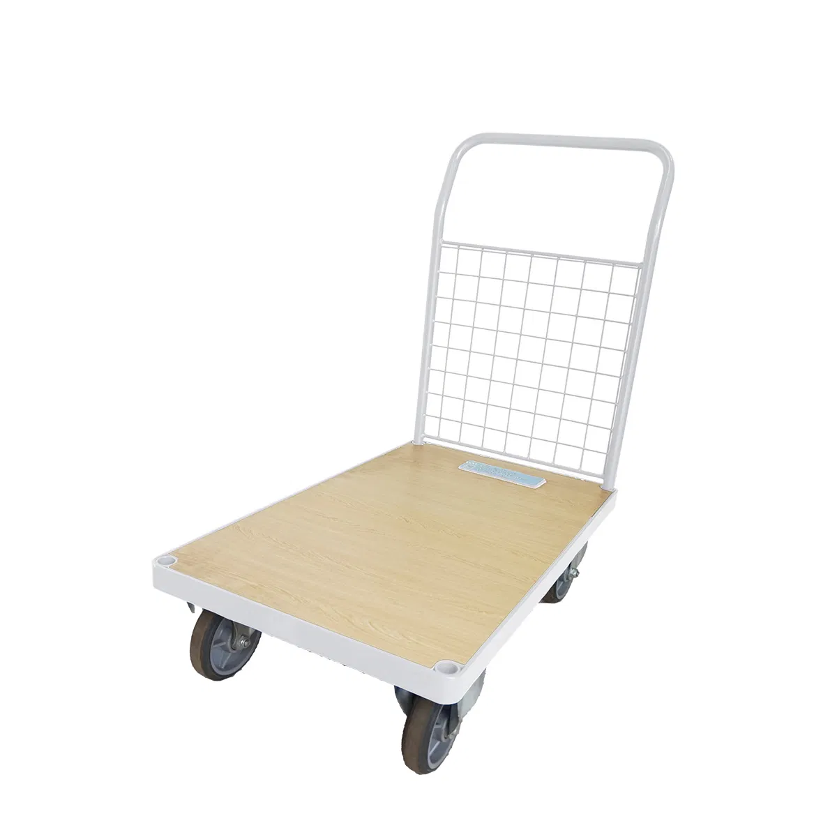 High Load Capacity Warehouse Trolley with Powder Coating Surface Treatment