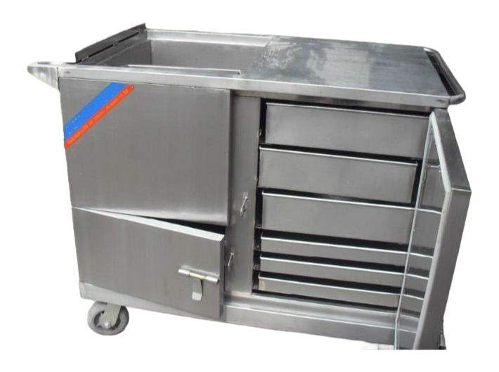 High Quality Mobile Food Warming Cart with 9 Meal Plates and 2 Soup Buckets for Catering