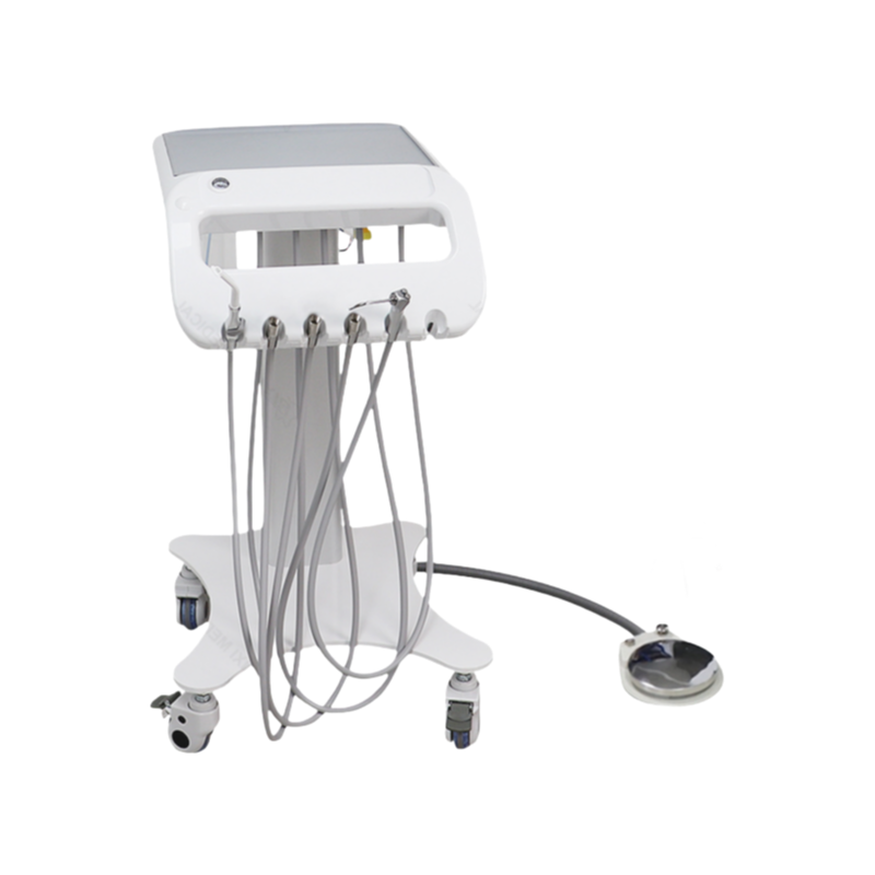 High-Quality Electric Dental Mobile Cart with Silicone Sterilizable Cover