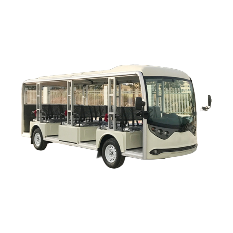Compact 14-Passenger Electric Sightseeing Car with Front Disc Brake - Custom Color Options