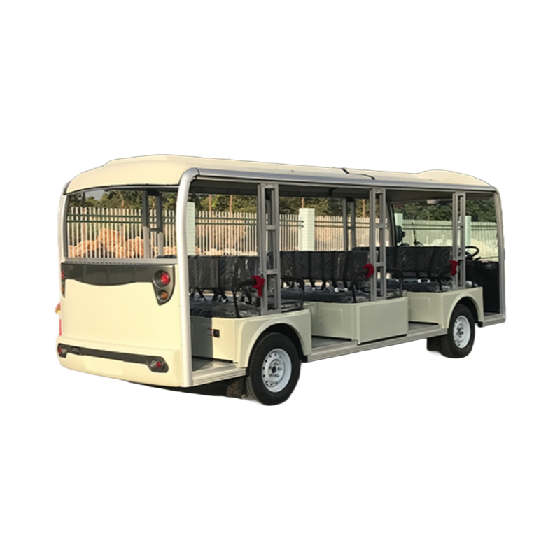 Compact 14-Passenger Electric Sightseeing Car with Front Disc Brake - Custom Color Options