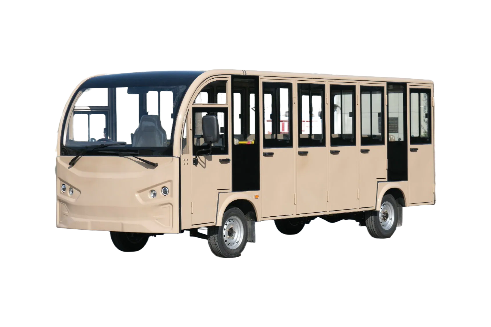 Factory Direct 18KW Electric Sightseeing Vehicle with LED Lighting System