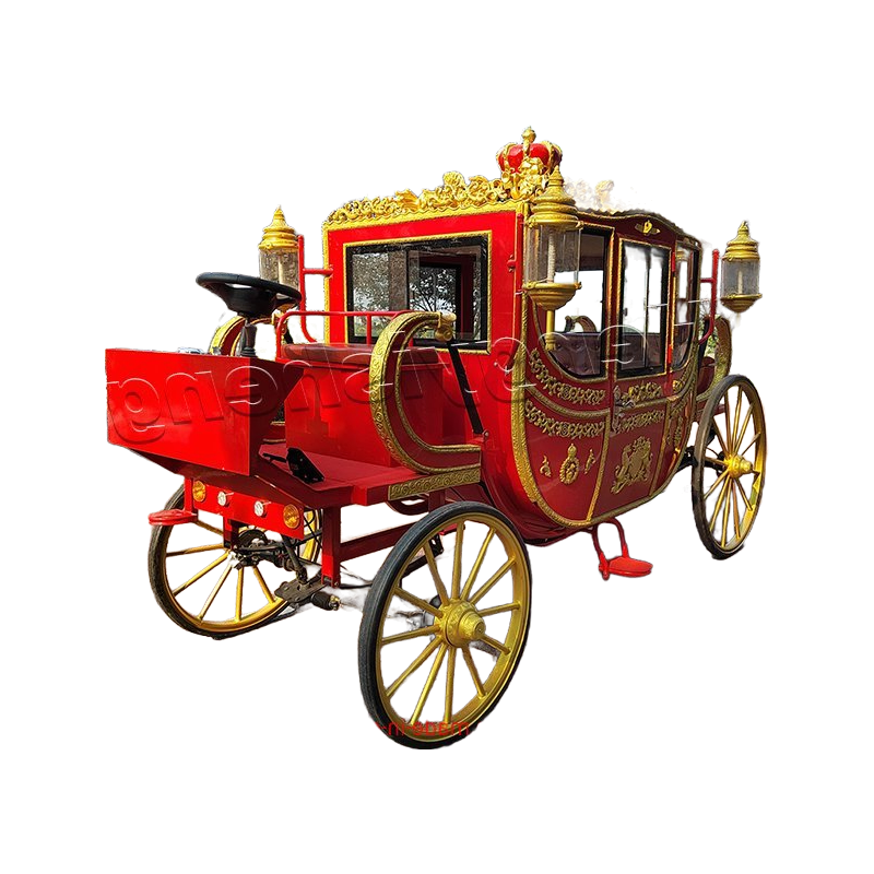 Premium Quality Horse Carriage with Q235B Steel Frame and Galvanized Tube Construction