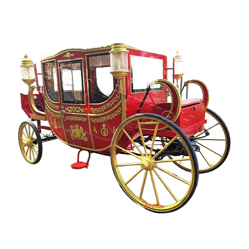 Premium Quality Horse Carriage with Q235B Steel Frame and Galvanized Tube Construction
