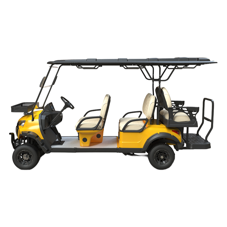 Premium Electric Golf Cart K-C4+2 with IP66 Waterproof LCD & Hi-Fi Speaker System