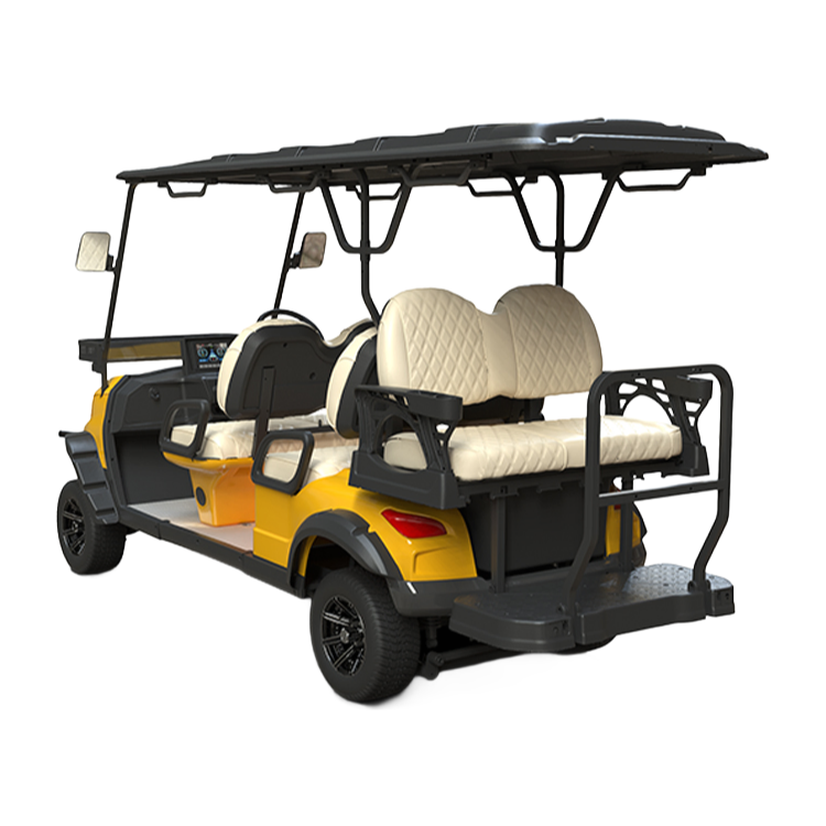 Premium Electric Golf Cart K-C4+2 with IP66 Waterproof LCD & Hi-Fi Speaker System